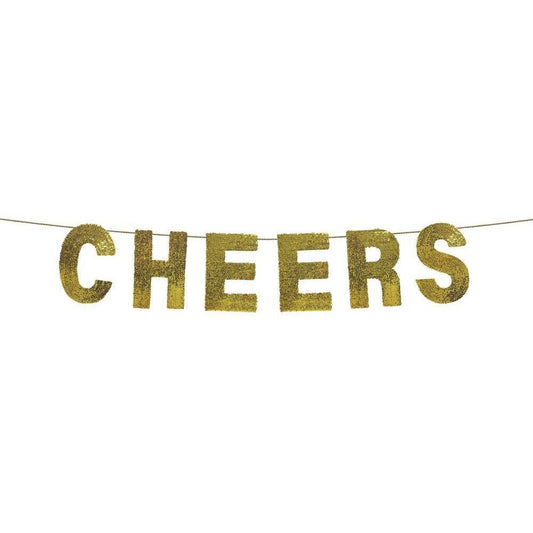 Cheers Sequin Banner - Toy World Inc