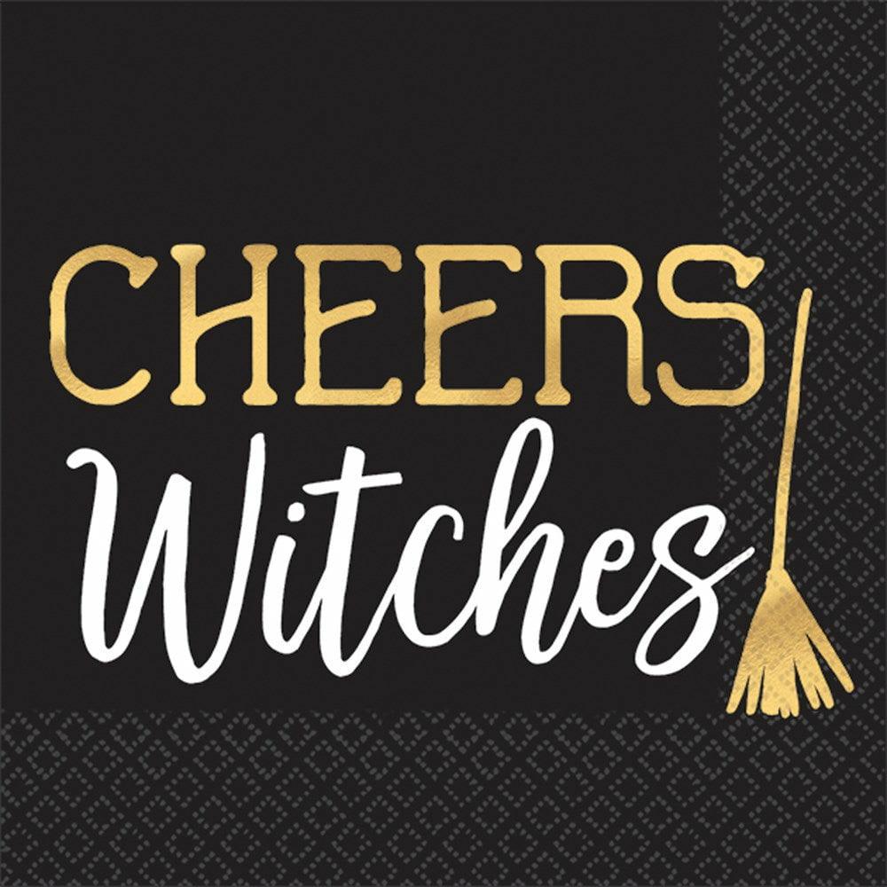 Cheers Witches Beverage Napkins 16ct - Toy World Inc