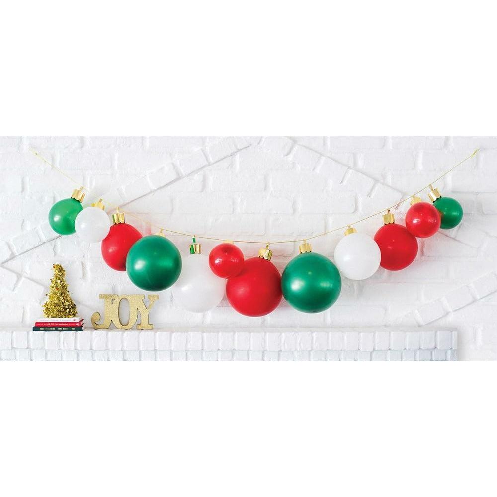 Christmas Air Filled Latex Balloon Ornament Kit 46ct. - Toy World Inc