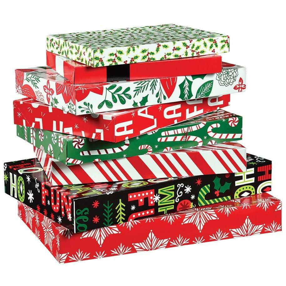 Christmas Fun Printed Gift Boxes 8ct. - Toy World Inc