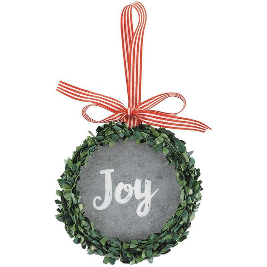 Christmas Joy Wreath Ornament - Toy World Inc