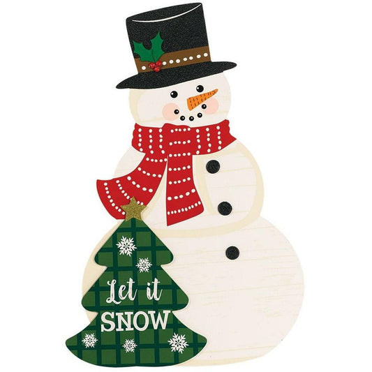 Christmas Large Standing Snowman - Toy World Inc