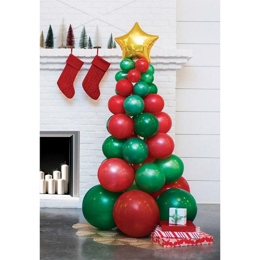 Christmas Latex Balloon Tree Adapter Kit 67ct. - Toy World Inc