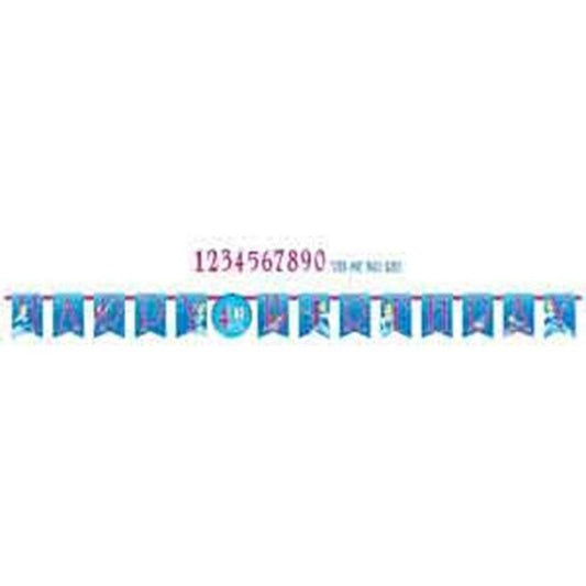 Cinderella Add-An-Age Letter Banner - Toy World Inc