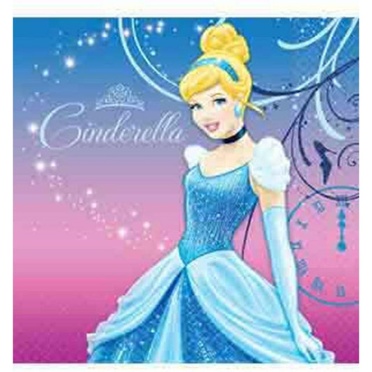 Cinderella Napkin (L) 16ct - Toy World Inc