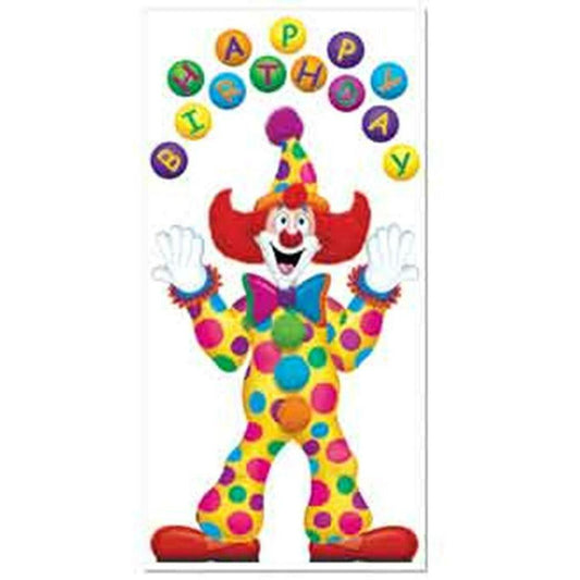 Circus Bday Clown Dr Cvr - Toy World Inc