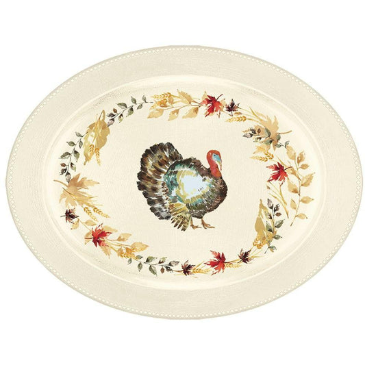 Classic Thanksgiving Serving Platter 1ct - Toy World Inc