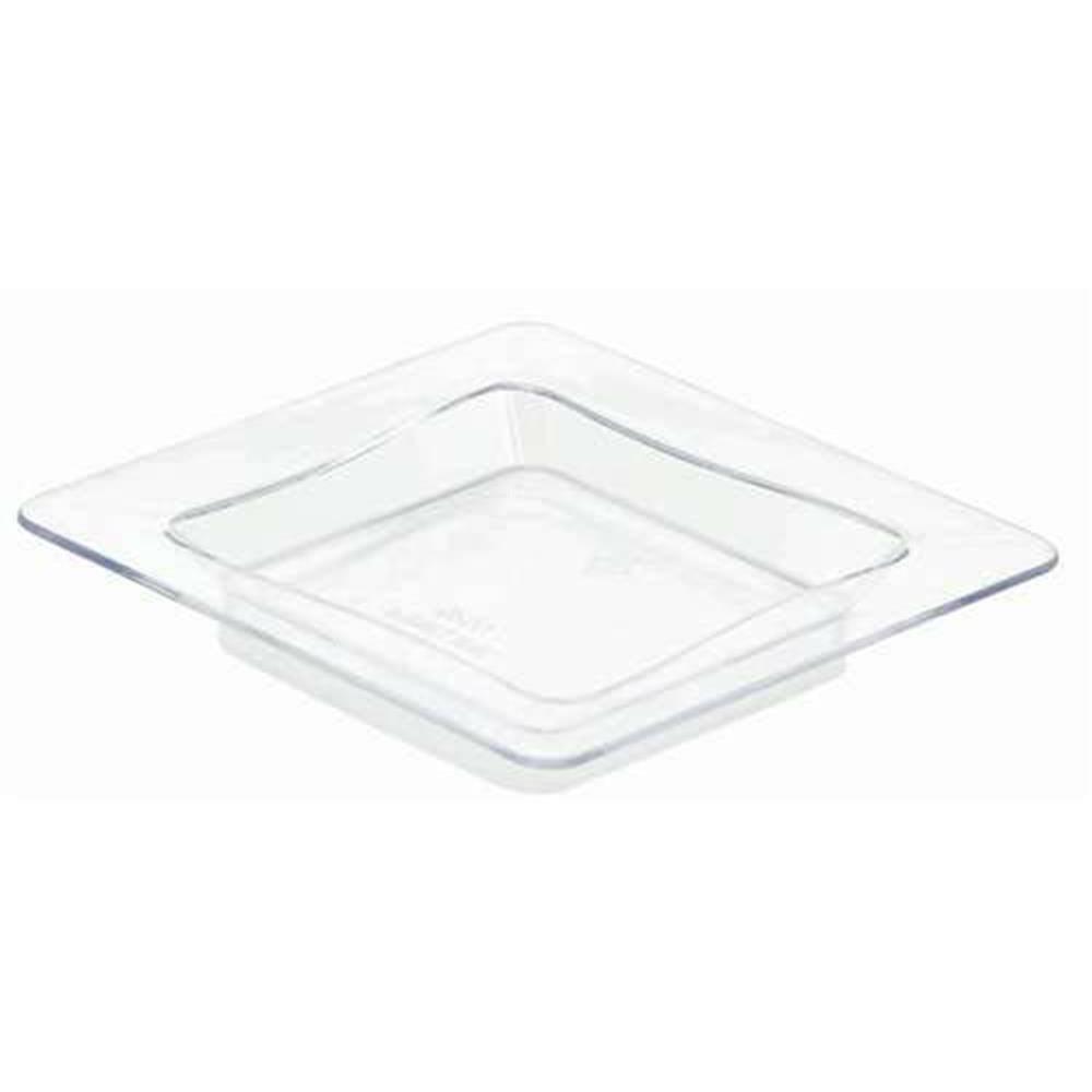 Clear Mini Wavy Plate 3in 10ct - Toy World Inc