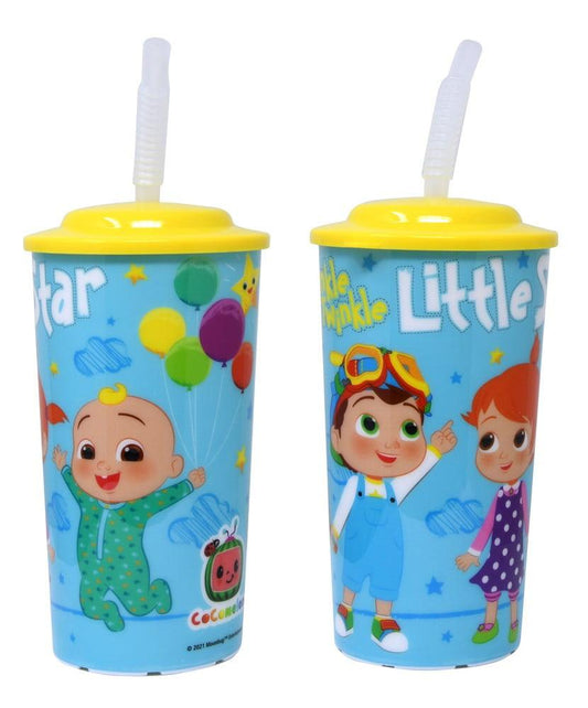 Cocomelon 16oz Pp Sports Tumbler And Straw 36G 2.5x3.25x6 - Toy World Inc