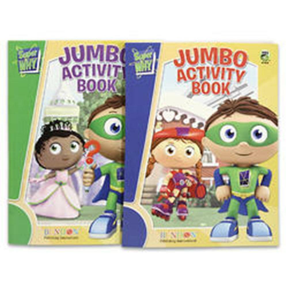 Coloring Book 96pg Super W (6300-FS) - Toy World Inc