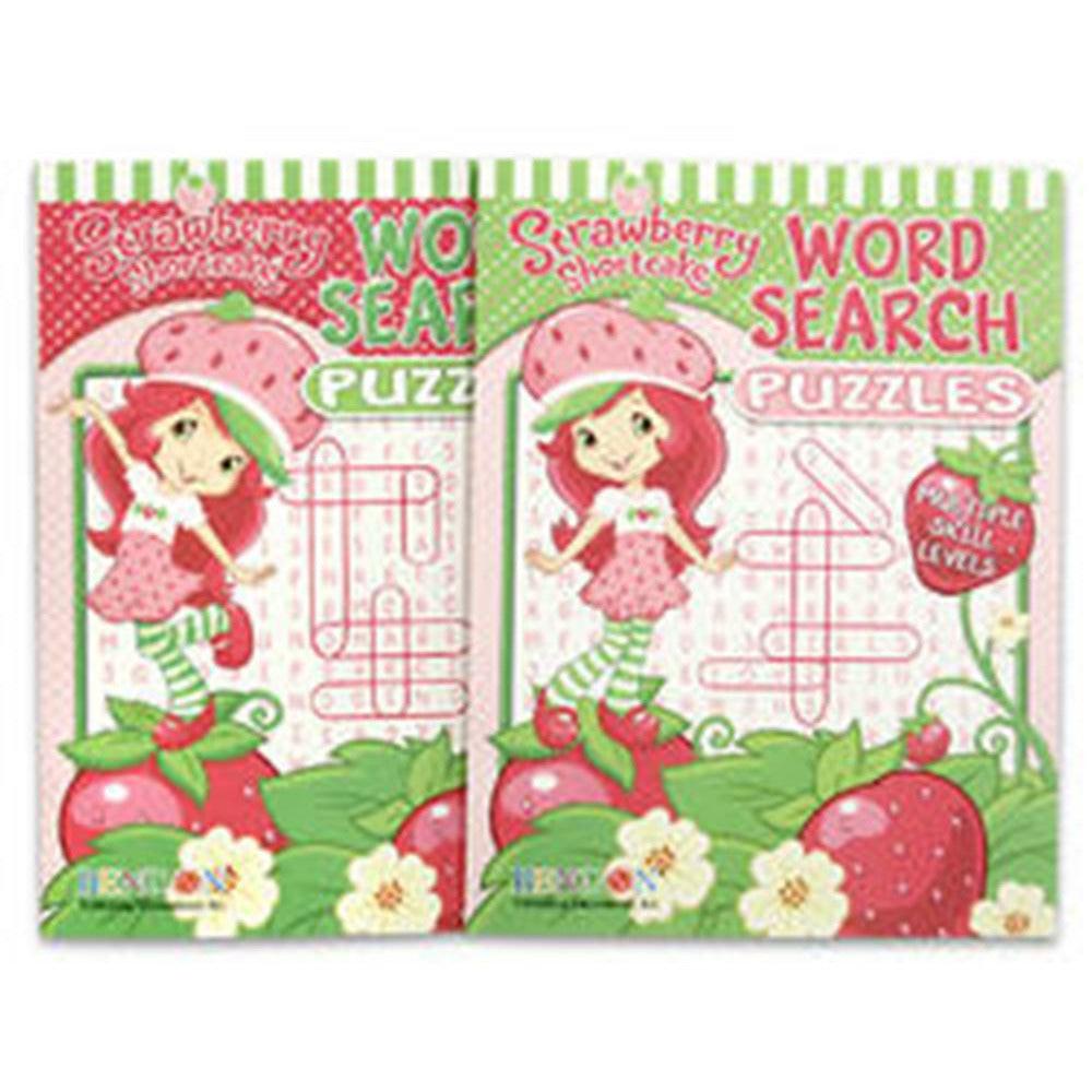 Coloring Puzzle Book Strawberry 96pg - Toy World Inc