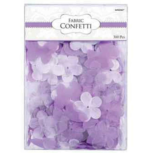 Confetti Fabric Bfly Flower Lilac - Toy World Inc
