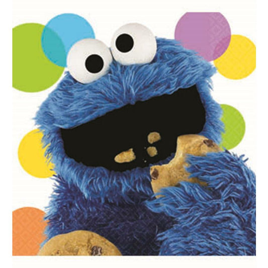Cookie Monster Napkin (L) 16ct - Toy World Inc