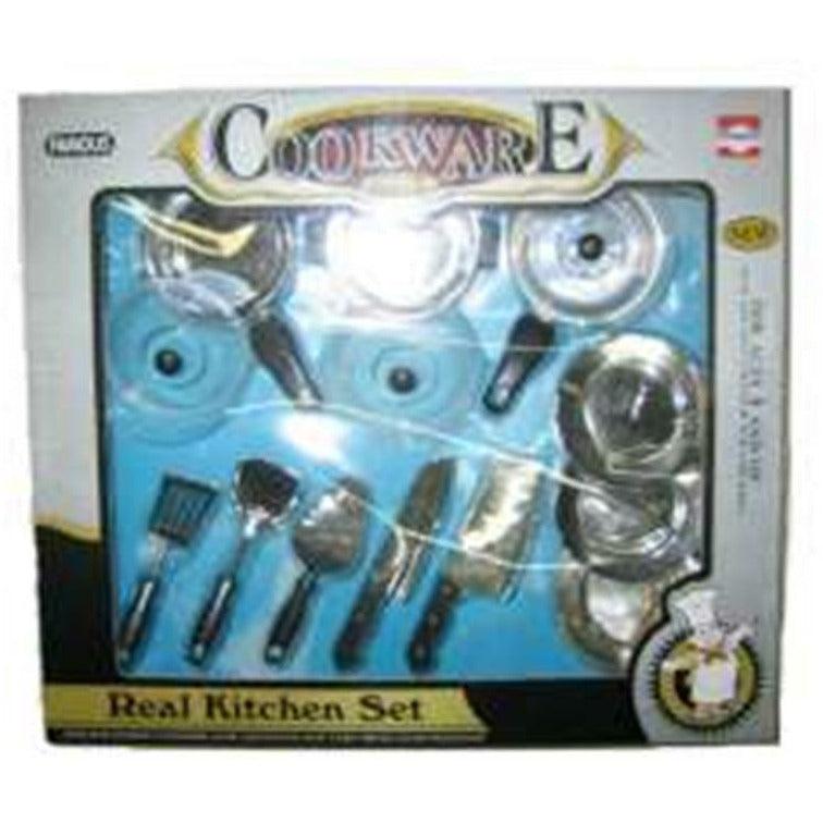 Cookware Box Set (Silver) - Toy World Inc