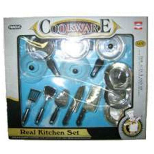 Cookware Box Set (Silver) - Toy World Inc