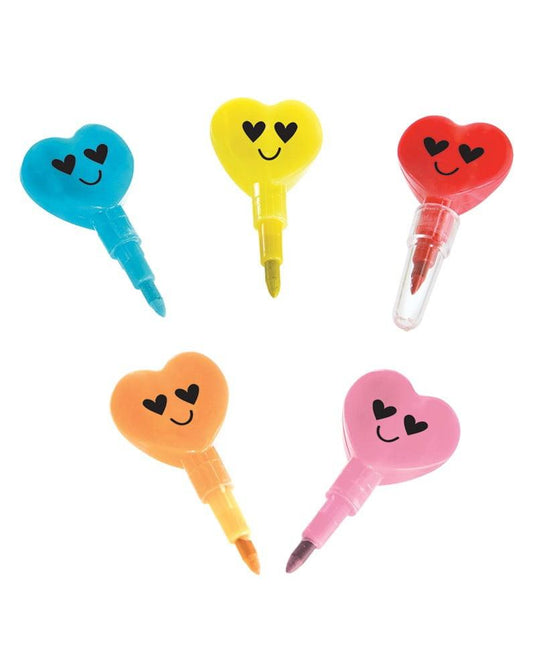 Crayon Stacking Hearts - Toy World Inc