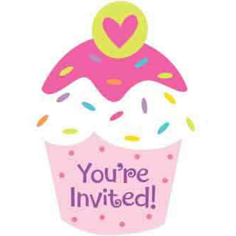 Cupcake Party Invitations - Toy World Inc