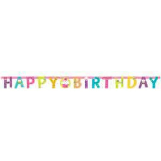 Cupcake Party Letter Banner - Toy World Inc