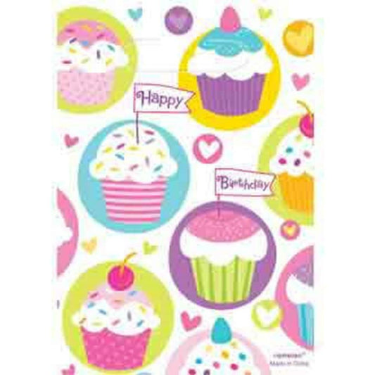 Cupcake Party Lootbag 8ct - Toy World Inc