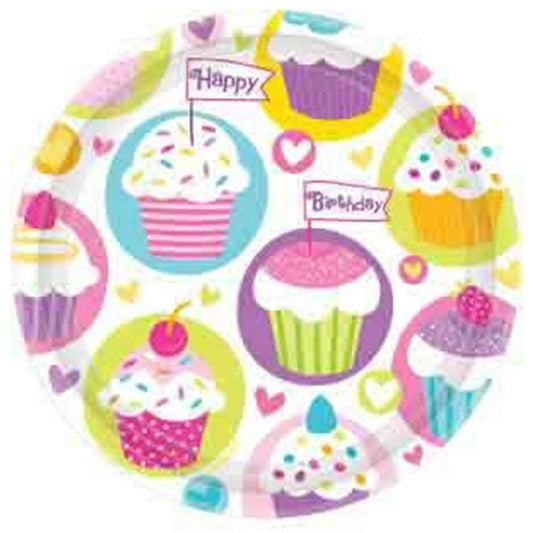 Cupcake Party Value Plate (S) - Toy World Inc