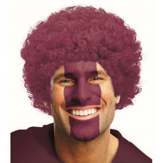 Curly Wig Burgundy - Toy World Inc