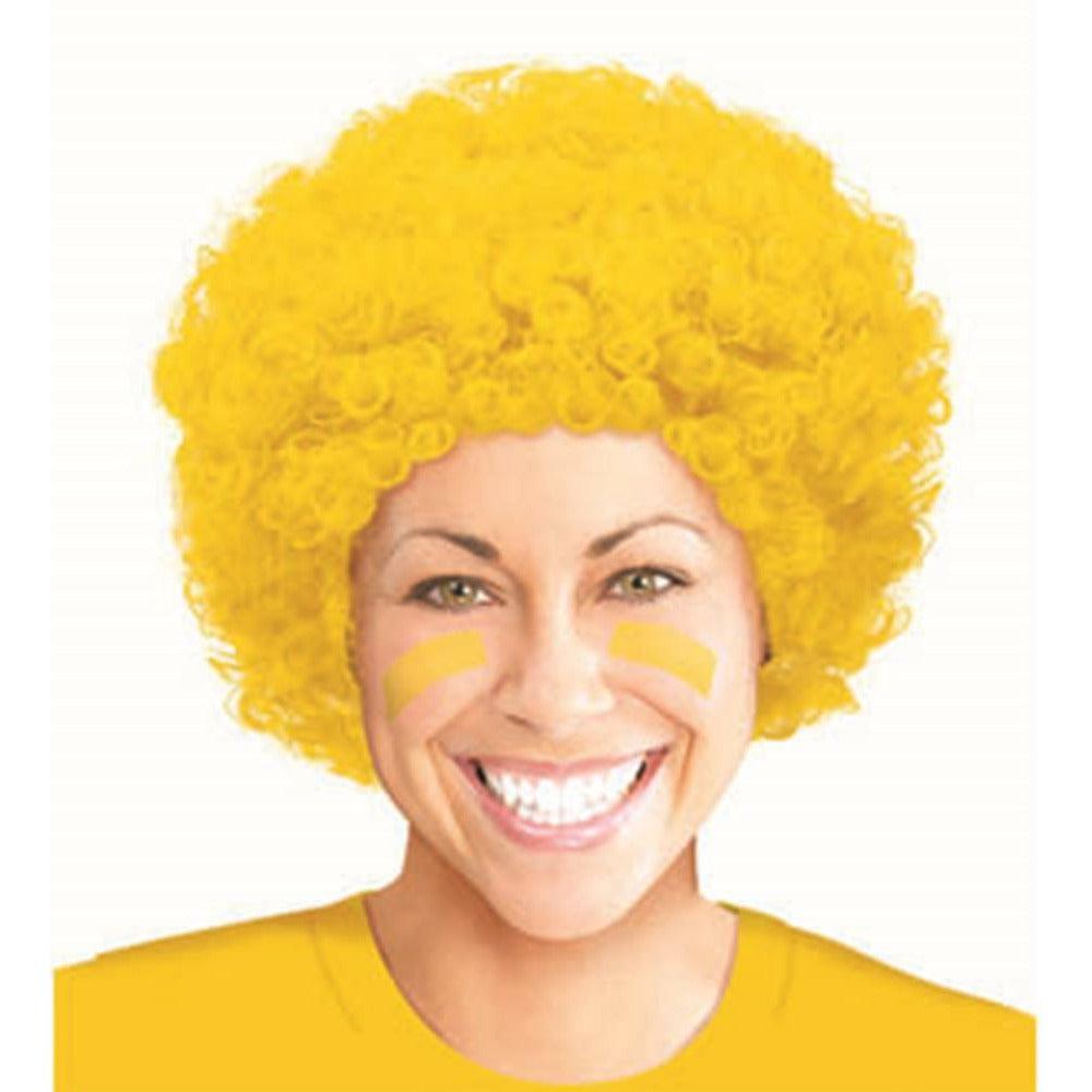 Curly Wig Yellow - Toy World Inc