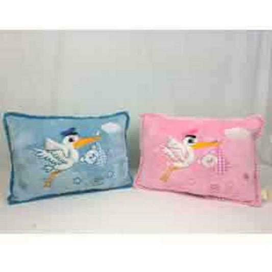 Cushion Stork With Baby 16 in - Toy World Inc