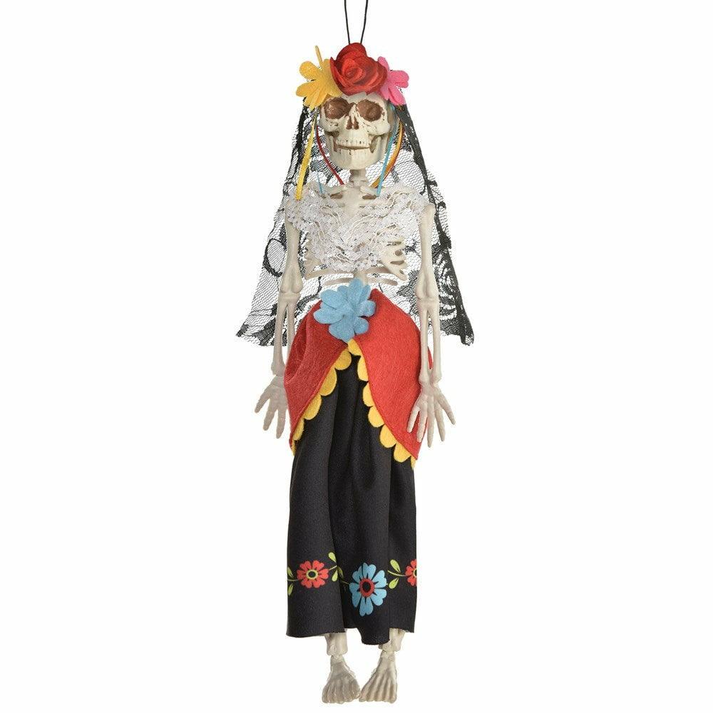 Day Of The Dead Hanging Skeleton - Bride - Toy World Inc