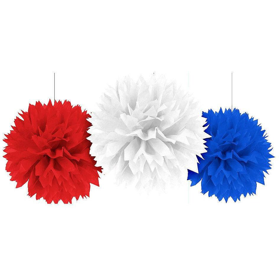 Dec Fluffy Patriotic - Toy World Inc