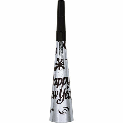 Decor 8in Horns New Year Silver and Gold Foil 6ct - Toy World Inc