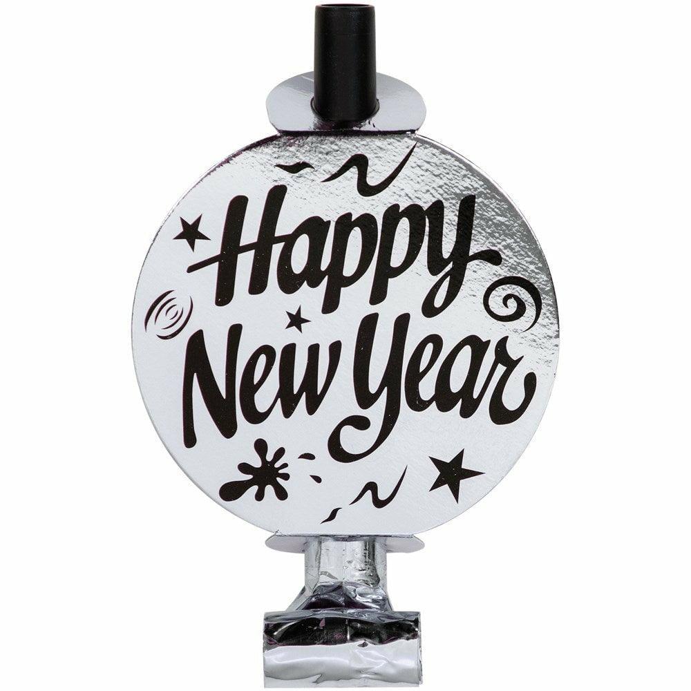 Decor Blowouts New Year Silver and Gold Foil 6ct - Toy World Inc