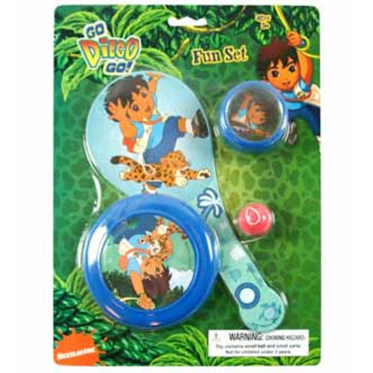 Diego Paddle Ball- Yo Yo- Mini Disk Set - Toy World Inc