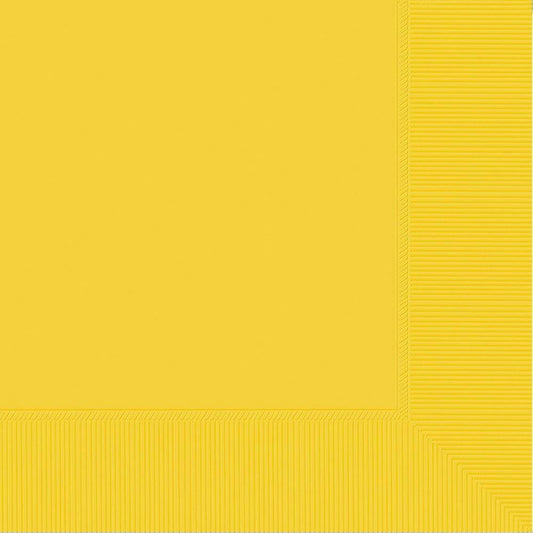 Dinner Napkin Yellow Sunshine 40ct - Toy World Inc