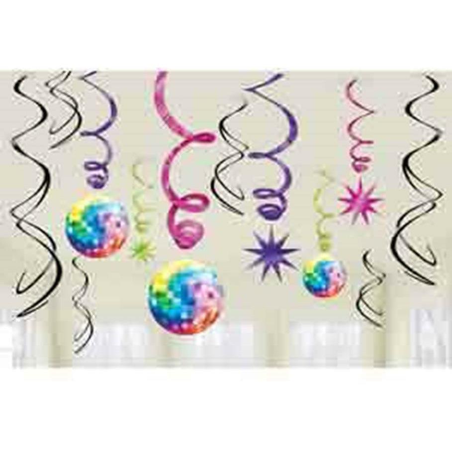 Disco Fever Swirl Deco 12ct - Toy World Inc