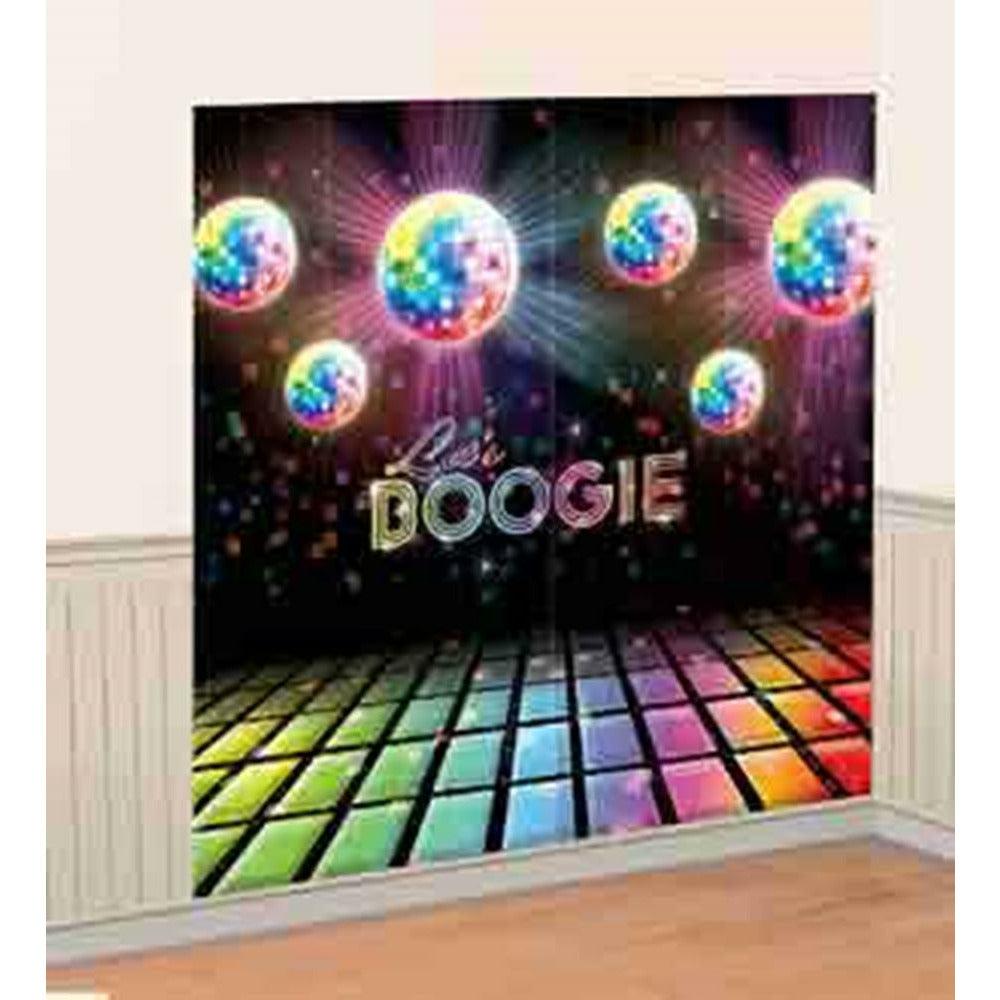 Disco Fever Wall Scene Setter 2ct - Toy World Inc