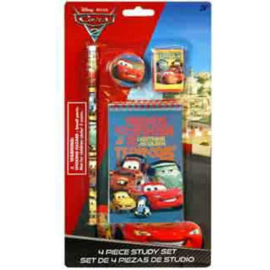 Disney Car 2 Study Set 4ct - Toy World Inc