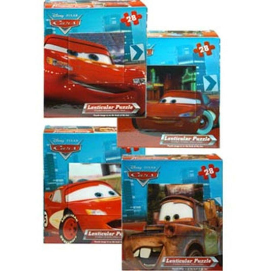 Disney Cars 2 Lenticular Puzzle 28-Pc - Toy World Inc