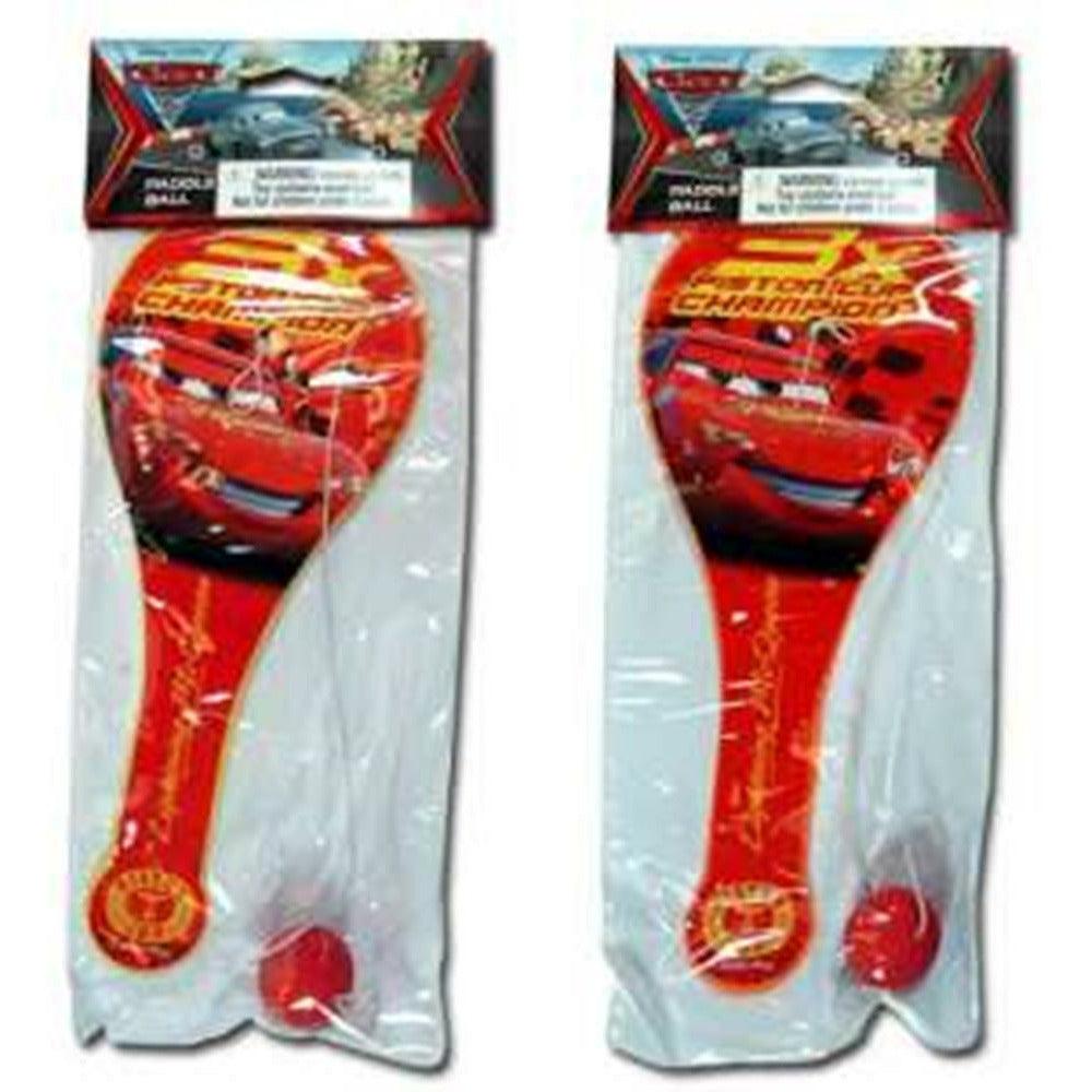 Disney Cars 2 Paddle Ball 2 Asst - Toy World Inc