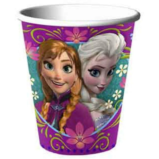 Disney Frozen Cup 9oz 8ct - Toy World Inc