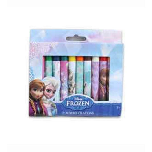 Disney Frozen Jumbo Crayon 12ct - Toy World Inc