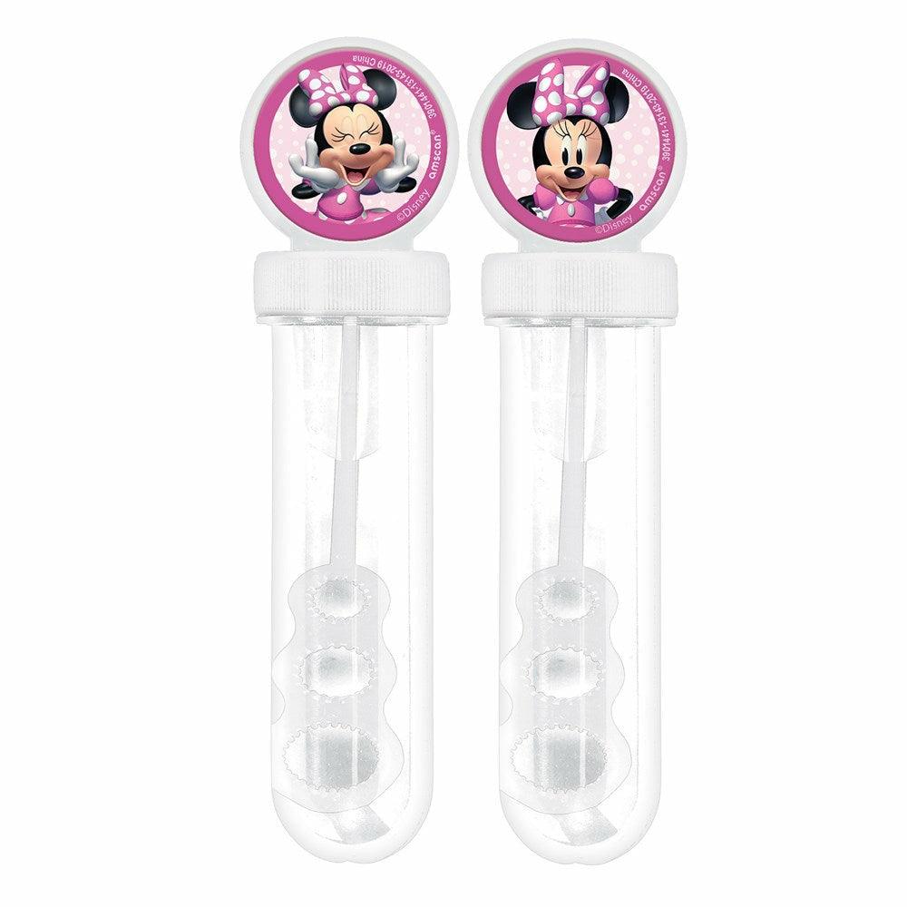 Disney Minnie Mouse Forever Bubble Tube Favors 4pc - Toy World Inc