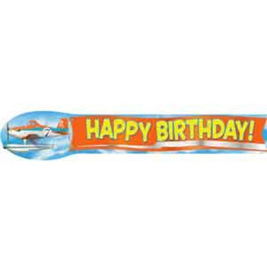 Disney Planes 2 Birthday Banner 1ct - Toy World Inc