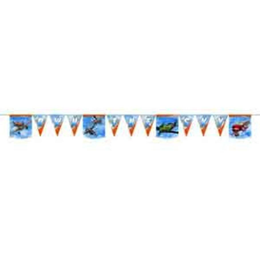 Disney Planes Birthday Banner 8ct - Toy World Inc
