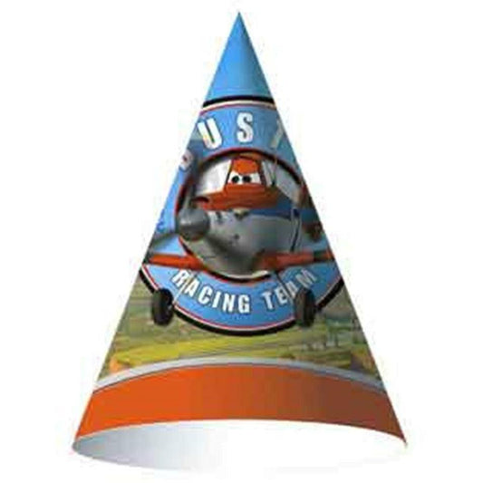 Disney Planes Party Hats 8ct - Toy World Inc