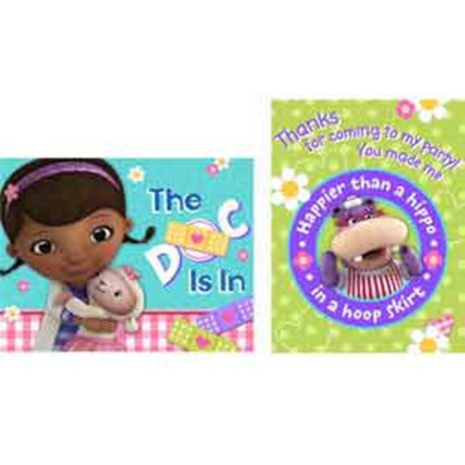 Doc Mcstuffins Invitation and Thank You - Toy World Inc