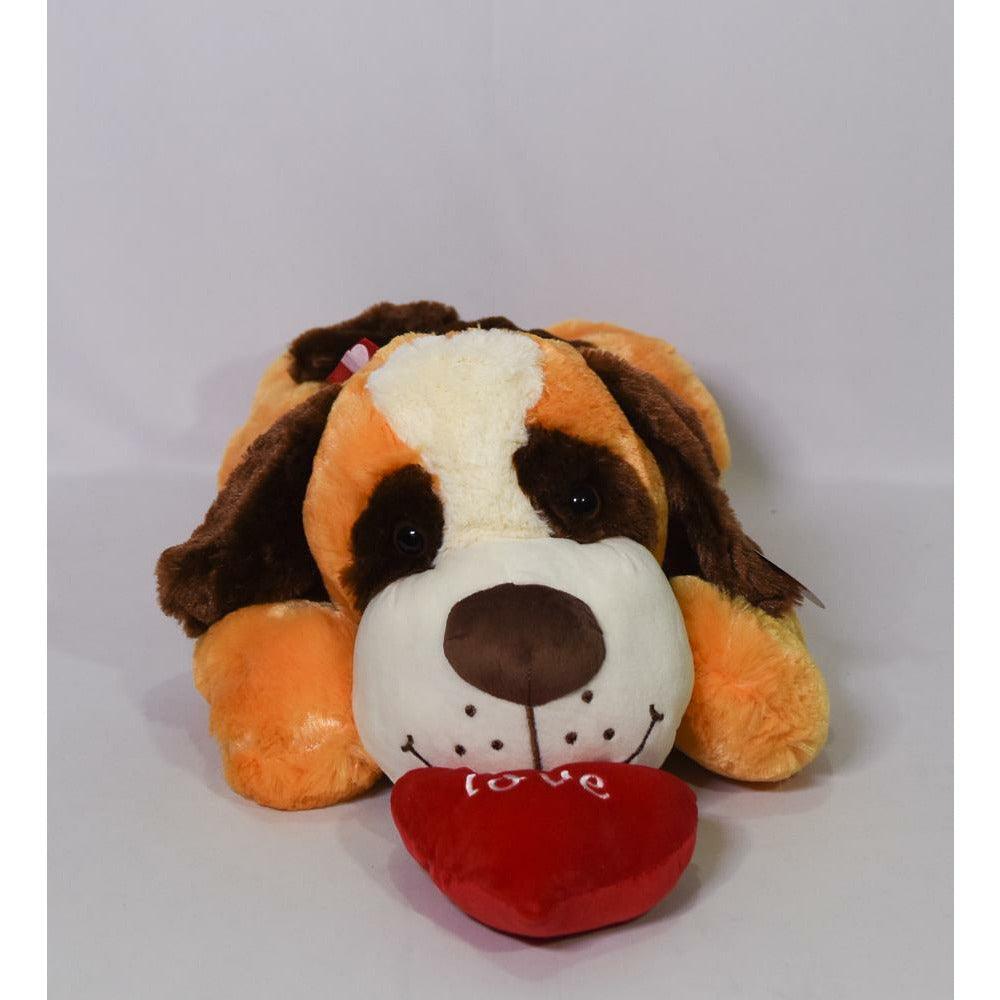 Dog with Heart 22in - Toy World Inc