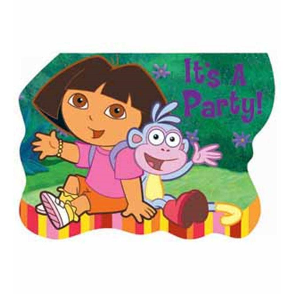 Dora Dc Invites - Toy World Inc