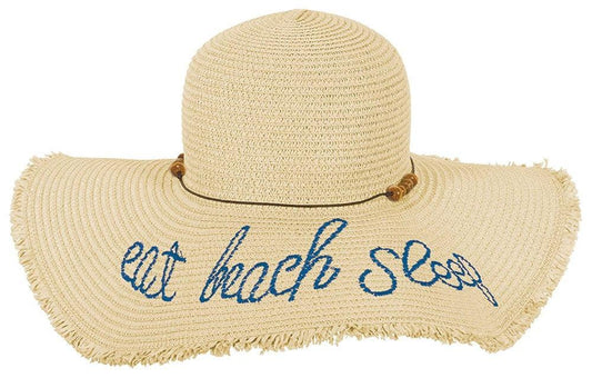 Eat Beach Sleep Floppy Hat - Toy World Inc