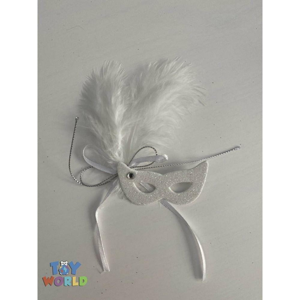Eva Mask 2.4inx5in 12ct White - Toy World Inc