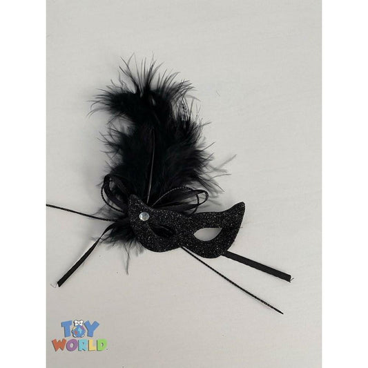 Eva Mask 2.4x5in 12ct Black - Toy World Inc